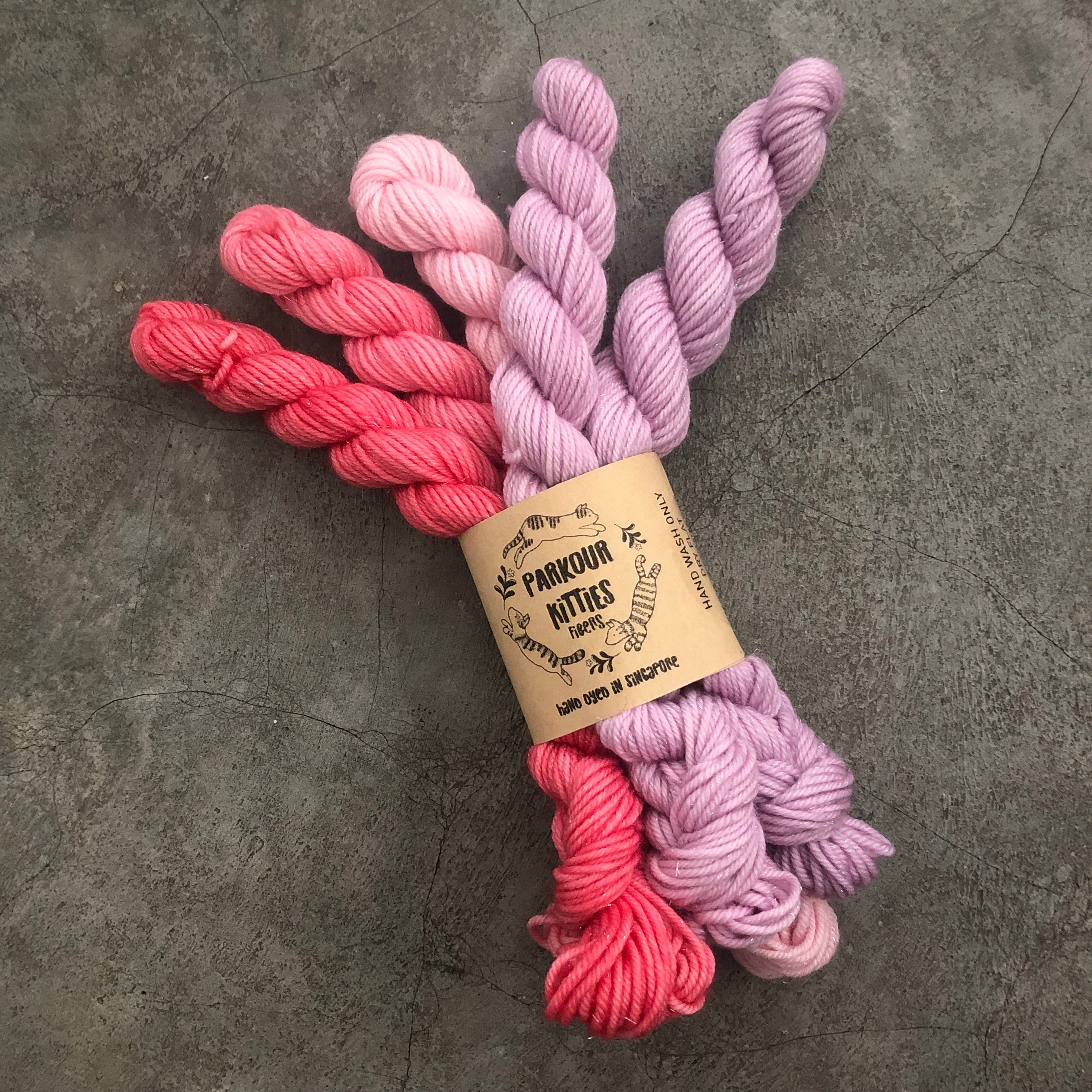 Cotton Candy | 5-DK-mini-skein Set