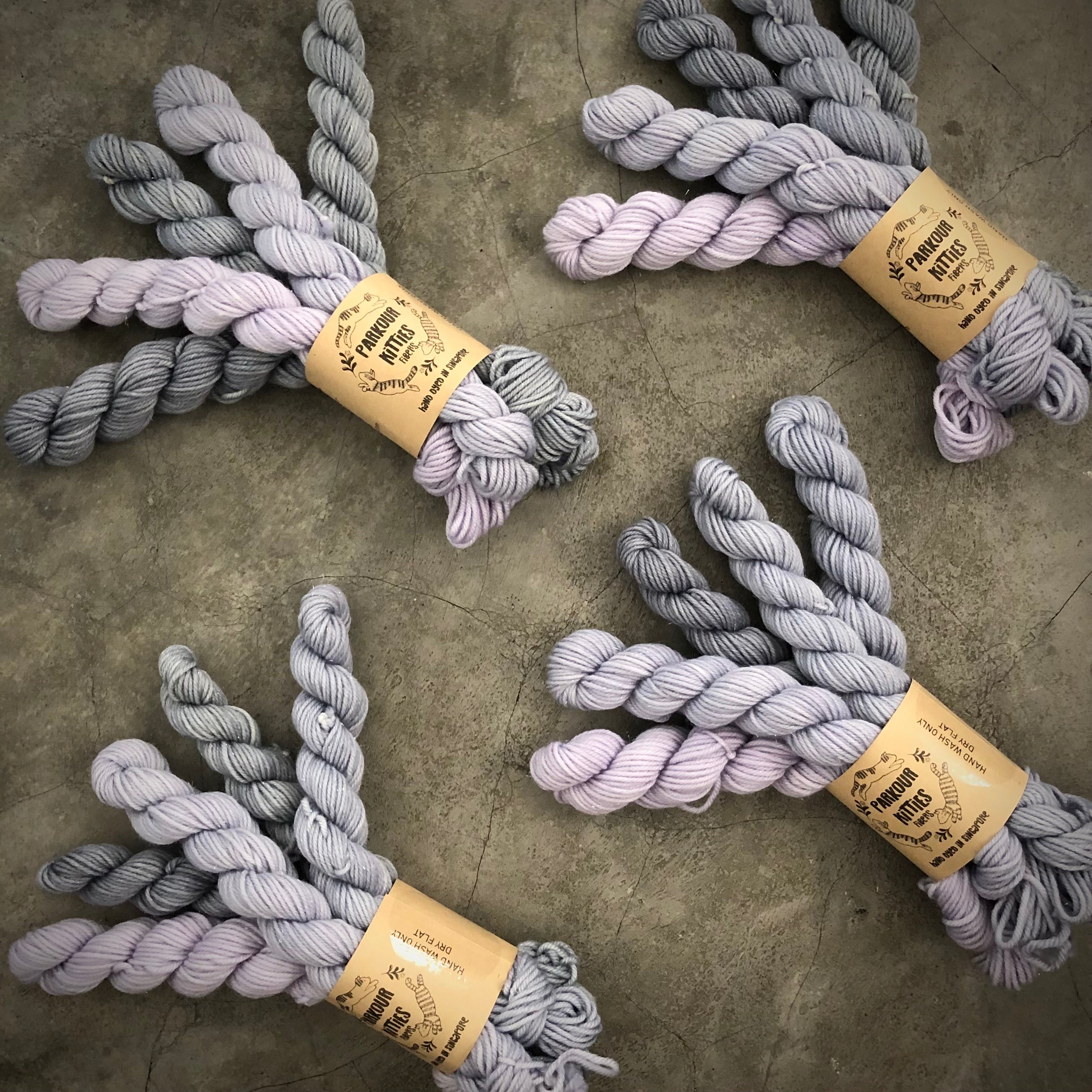 Soft Violet | 5-DK-mini-skein Set